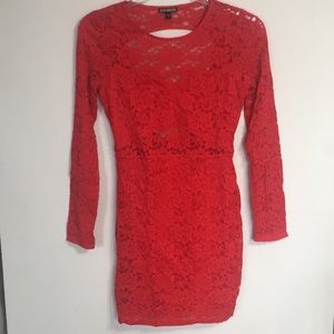 Express lace dress